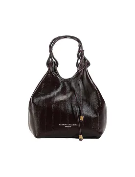 Sac en cuir - Sac Hobo DUA Small rouge foncé - GIANNI CHIARINI - FashionsVida