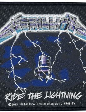 Patch - Ride The Lightning - schwarz/blau/weiß - Lizenziertes Merchandise! - None - unisex