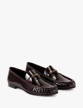 Mocassins Loafers vernis en cuir