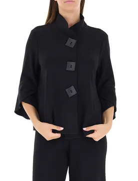 Giacca soprabito NERO 48 - Joseph Ribkoff - FashionsVida
