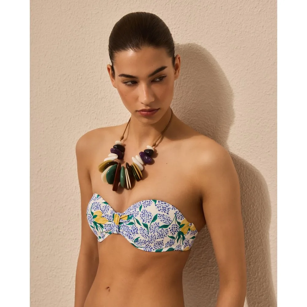 Top de bikini bandeu push up - Énfasis - FashionsVida
