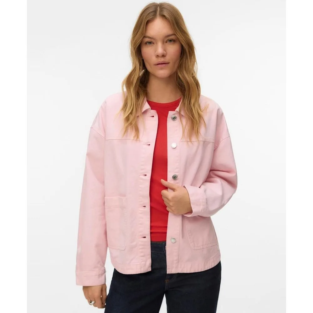 Cazadora vaquera de mujer corte recto - Vero Moda - FashionsVida
