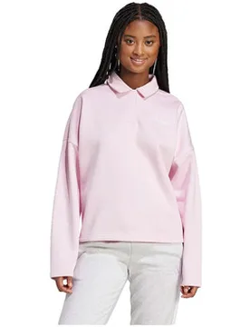 Sweatshirt Sweatshirt Essentials Linear Fleece Rose Eu S;Eu Xs Female - Adidas - FashionsVida