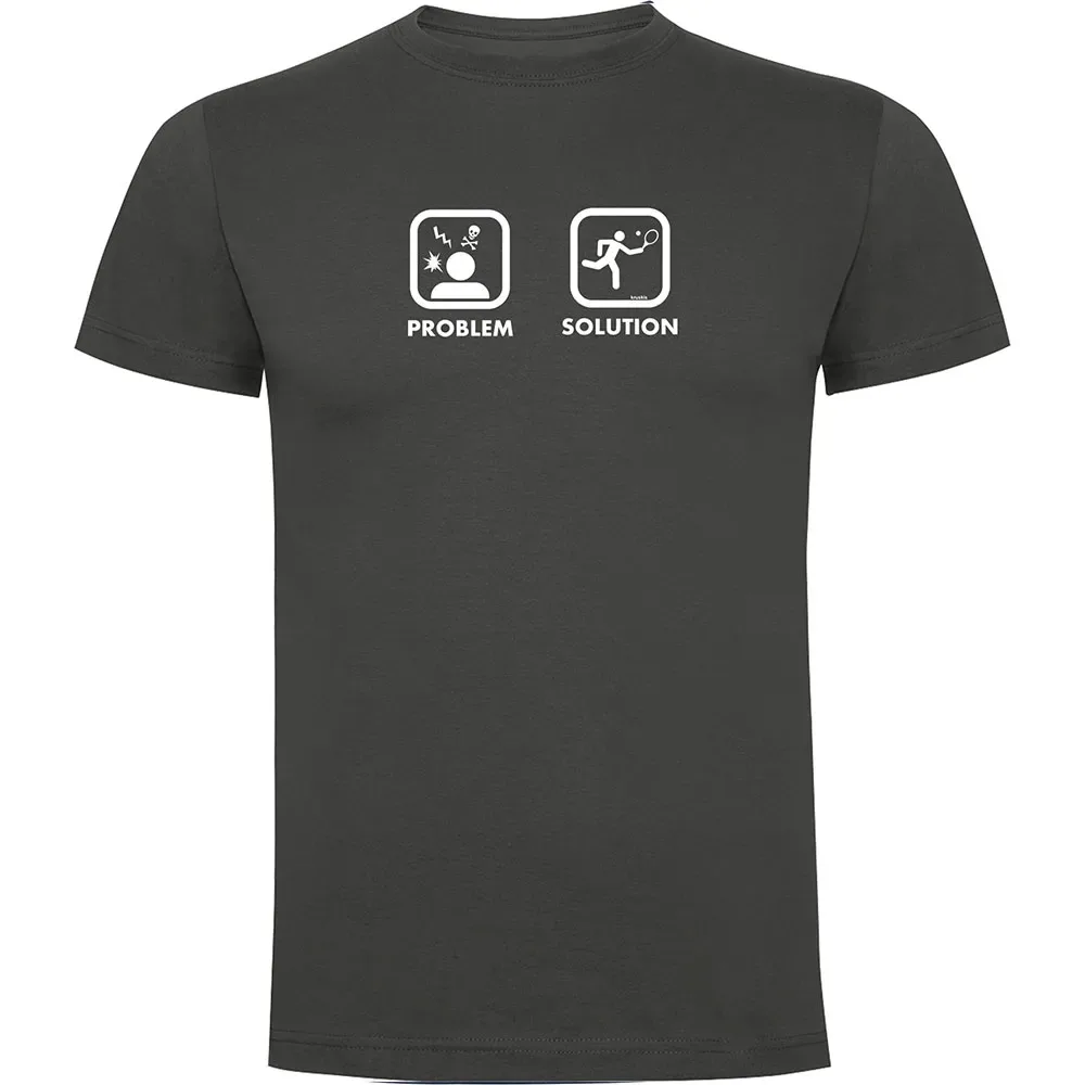 Problem Solution Smash Short Sleeve T-shirt Dark Grey L - Kruskis - FashionsVida