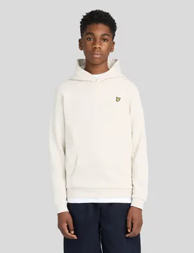 Kids Brush Back Hoodie Putty - Lyle & Scott - FashionsVida