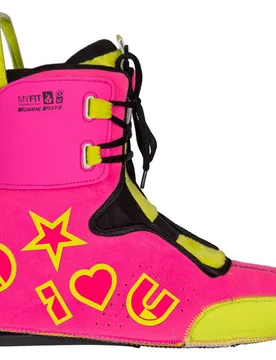 Patins à Bottine Intérieure Prime Robbie Pitts Pro Neon Yellow / Pink EU 43-44 unisex - Myfit - FashionsVida