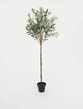 Ft Artificial Mediterranean Olive Tree Green - Blooming Artificial - FashionsVida