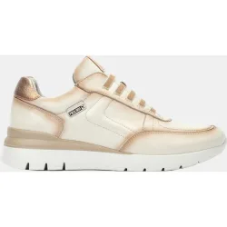 Zaptillas de mujer de piel con plantilla Memory Foam y suela extraligera