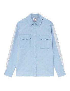 Camicia fantasia all over in cotone