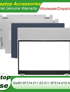 New For Swift 3 SF314-511 S3-511 SFX14-41G N20C12 LCD Back Cover Front Bezel Frame Palmrest Top Cover Bottom Case Lower Shell - Aliexpress - FashionsVida