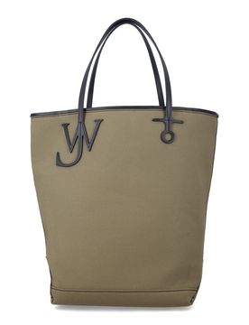 Structured Tote Handbag with Dual Function Closure - 38cm x 27cm x 19cm