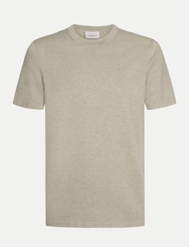 T-Shirt mit Rundhalsausschnitt Beige XL