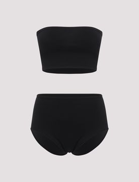 Azzedine Alaïa SECOND-SKIN KNIT LINGERIE SET
