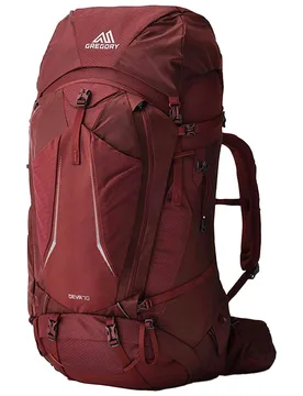 Sac de trekking - Deva 70 RC Garnet Red en Nylon - Taille M - Bordeaux - Gregory - FashionsVida