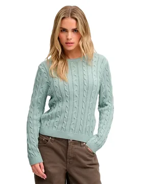 Pull Essentials Sd&co Cable Jumper Light Jade Green 2XS - Superdry - FashionsVida
