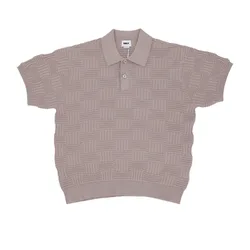 Polo Manica Corta Uomo Alfred Polo Sweater Silver Grey