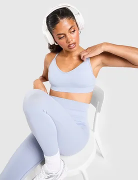 Muse Seamless Sports Bra - Damen, Blau - female - Size: XL - MONTIREX - FashionsVida