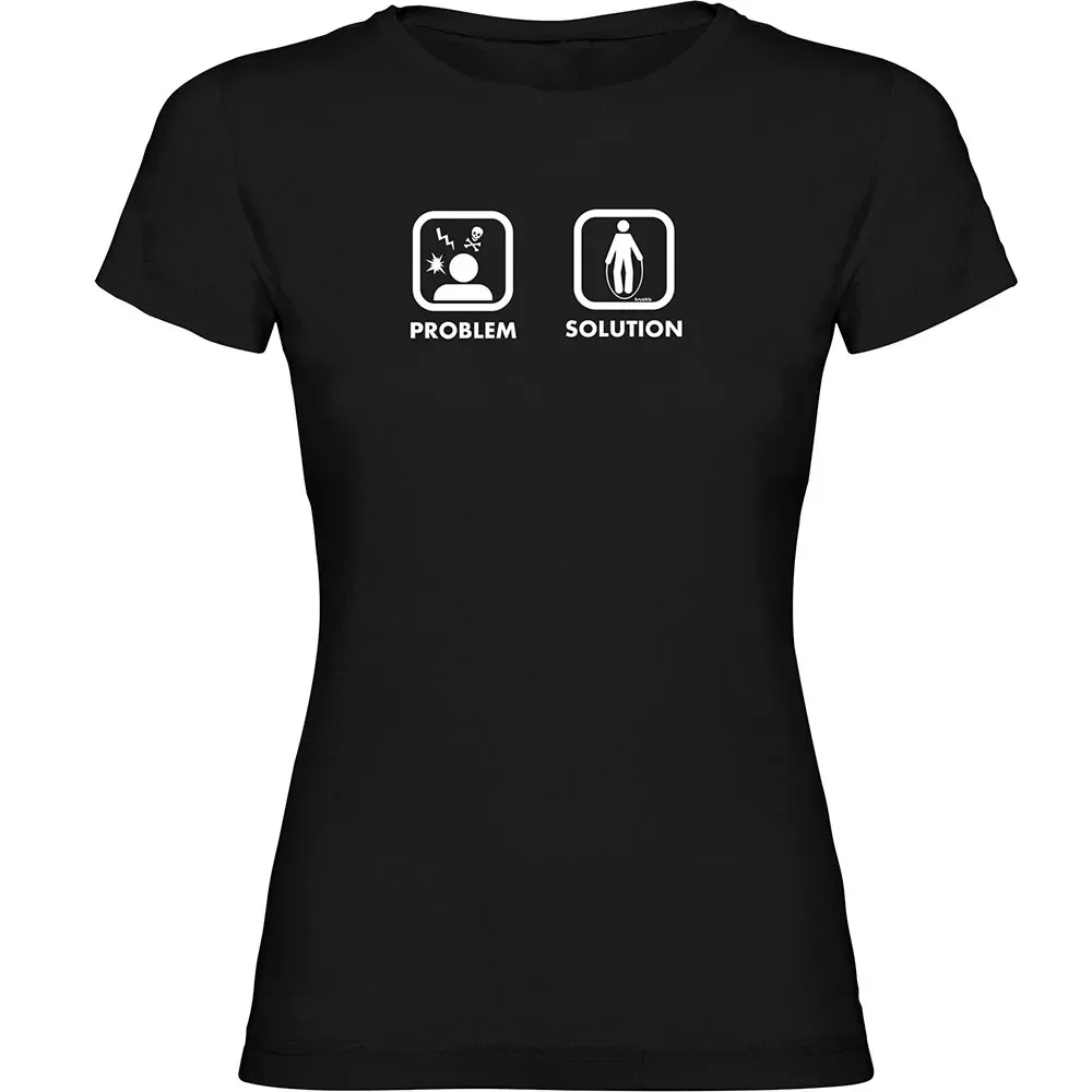 T-shirt à Manches Courtes Problem Solution Train Black L - Kruskis - FashionsVida