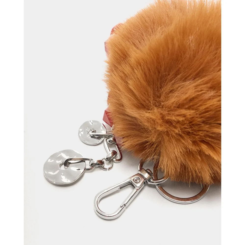 Llavero con charm de pompón y cuentas decorativas - Parfois - FashionsVida