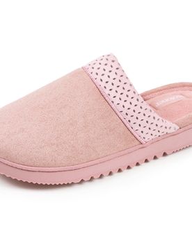Chaussons mules crantées Rose rose 36