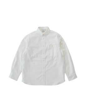 Classic Oxford coolmax shirt camicione tecnico maniche lunghe - white