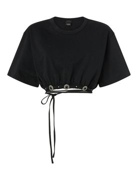 Crop Top Ariano in con lacci in vita