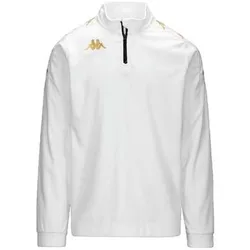 Kapuzensweaters Sweatshirt Gassolo Slim Col Demi-Zip Blanc Eu S