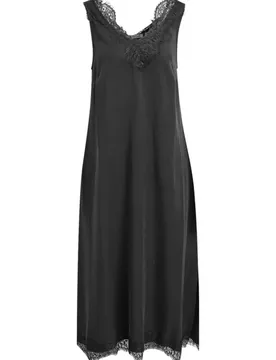 V-NECK DRESS WITH LACE female