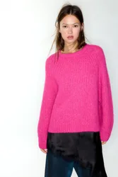 Purl Knit Sweater (Size: )