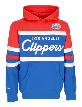 Felpa Cappuccio Uomo Nba Head Coach Hoodie Loscli Original Team Colors - Mitchell & Ness - FashionsVida