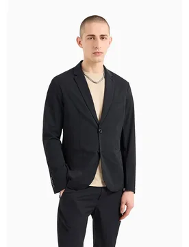 Exchange Blazer 8nzg49_znyzz Black 46 - Giorgio Armani - FashionsVida