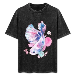 Floral Betta T-Shirt Durable Work Wear T-Shirt