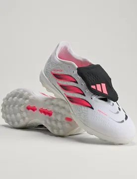 Scarpa da calcio Predator Pro Fold-Over Tongue Turf 47 1/3 Cloud White / Solar Turbo / Core Black - Adidas - FashionsVida