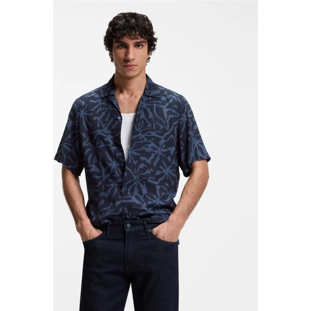 Camisa manga corta de hombre - Boss - FashionsVida