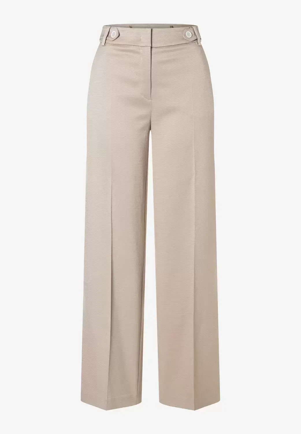Soft Piqué Wide Leg Pants female - 46 - FashionsVida