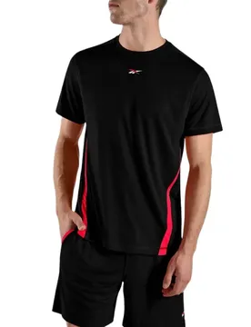 T-shirt à Manches Courtes Blocked Black 2XL