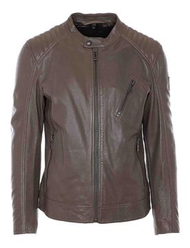 Giubbotto In Pelle Racer Fatica