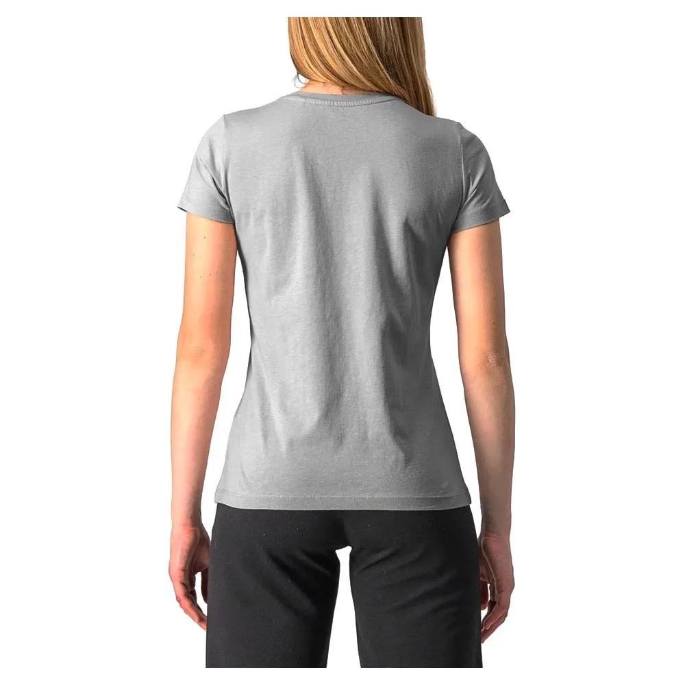 Maglietta A Maniche Corte Sprinter Melange Light Grey - Castelli - FashionsVida