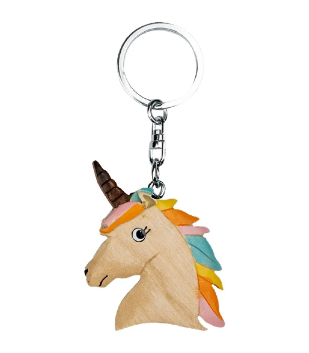 Schlüsselanhänger EINHORNKOPF - Waldhausen - FashionsVida