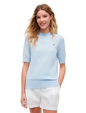 Pull Ww0ww49705 Breezy Blue M - Tommy hilfiger - FashionsVida