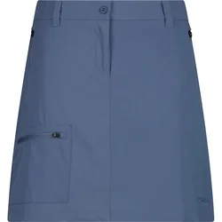 Skirt 2 In 1 Damen Rock, blau 40