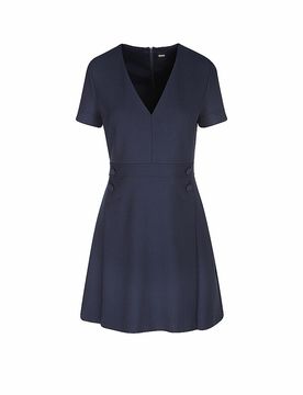 Minivestido DAHELGA azul oscuro 42