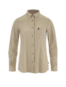 Blouse Oevik Lite Unis beige XS - Fjällräven - FashionsVida