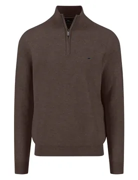 Maglione Con Mezza Zip 151222 Earth XL
