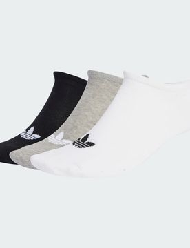 Calzini Liner (3 paia) 34-36 White / Medium Grey Heather / Black