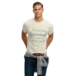 T-shirt à Manches Courtes Industry Worker Relaxed Fit Oatmeal Beige XL