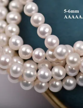 Mm6A Natural Freshwater Gleaming Blemish-Free White Round Pearl Rare Loose Bead Jewelry MakeDIY Necklace Bracelet Accessories - Aliexpress - FashionsVida