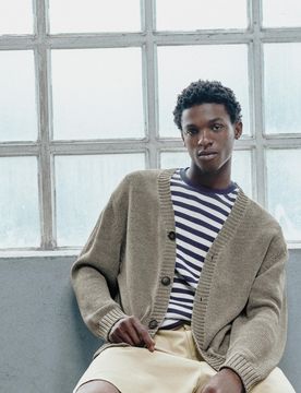 Cardigan Misto Lino