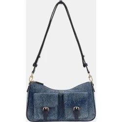 Bolso de hombro con cremallera