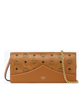 Mcm Bolso - Pouch DIAMOND marrón